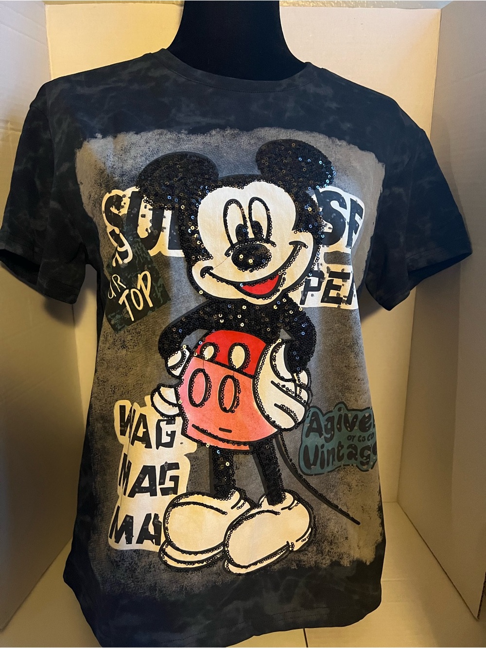 Mickey Mouse Graphic T-Shirt – 100% Cotton